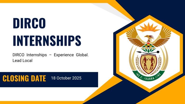 DIRCO Internship Programmes 2025–2027