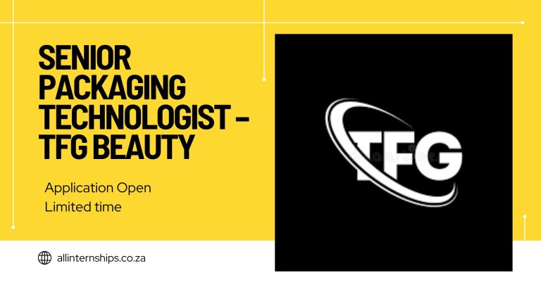 Senior Packaging Technologist – TFG Beauty